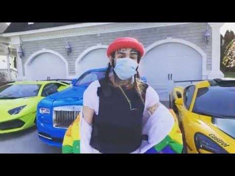 Tekashi 6ix9ine Shows Off His insane car Collection and his luxury lifestyle.