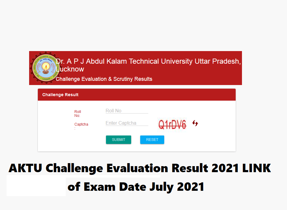 AKTU Challenge Evaluation Result