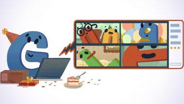 Google 22nd Birthday Doodle (Photo Credits: Google Search)
