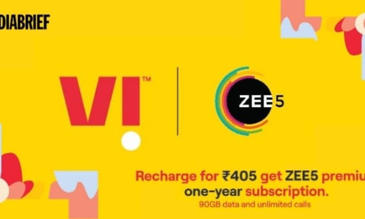Vi is giving away a free 1 year subscription of ZEE5 Premium