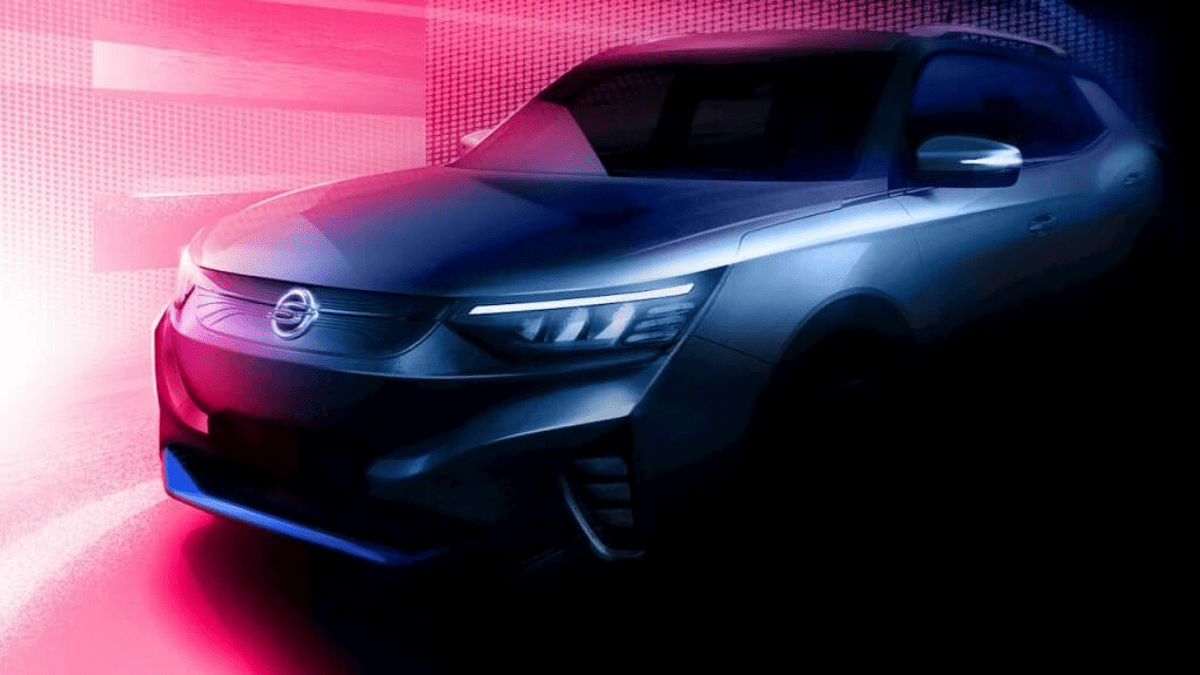 SsangYoung E100 electric SUV teased!