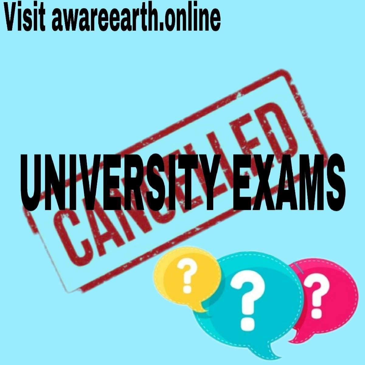 University exams likely to be cancelled