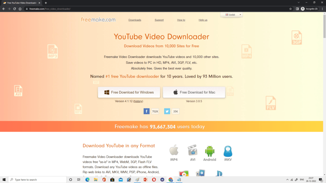 YT Video downloader