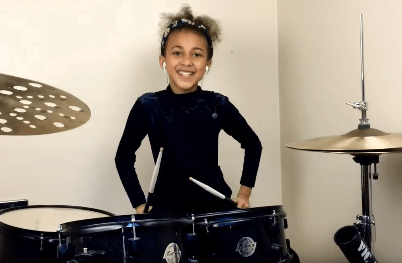 Dave Grohl takes up challenge from Ipswich music star Nandi Bushell
