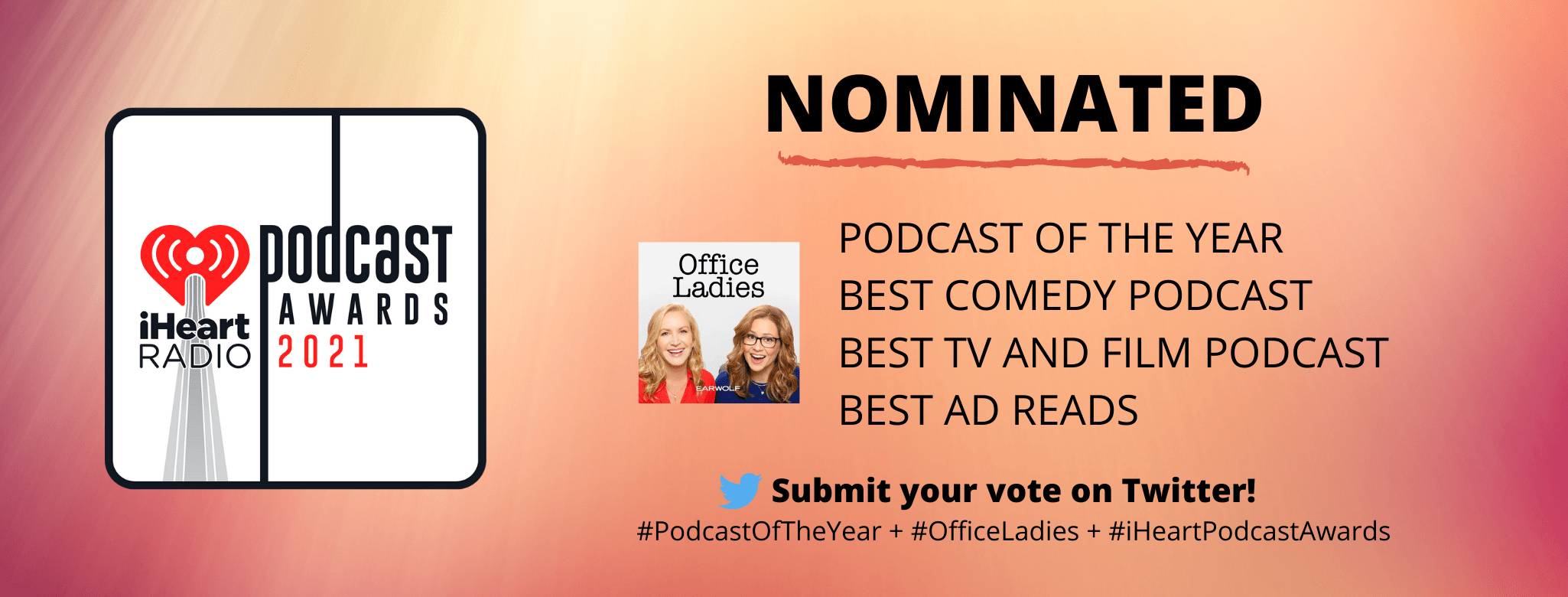 2021 iHeartRadio Podcast Awards won by 'Office Ladies'