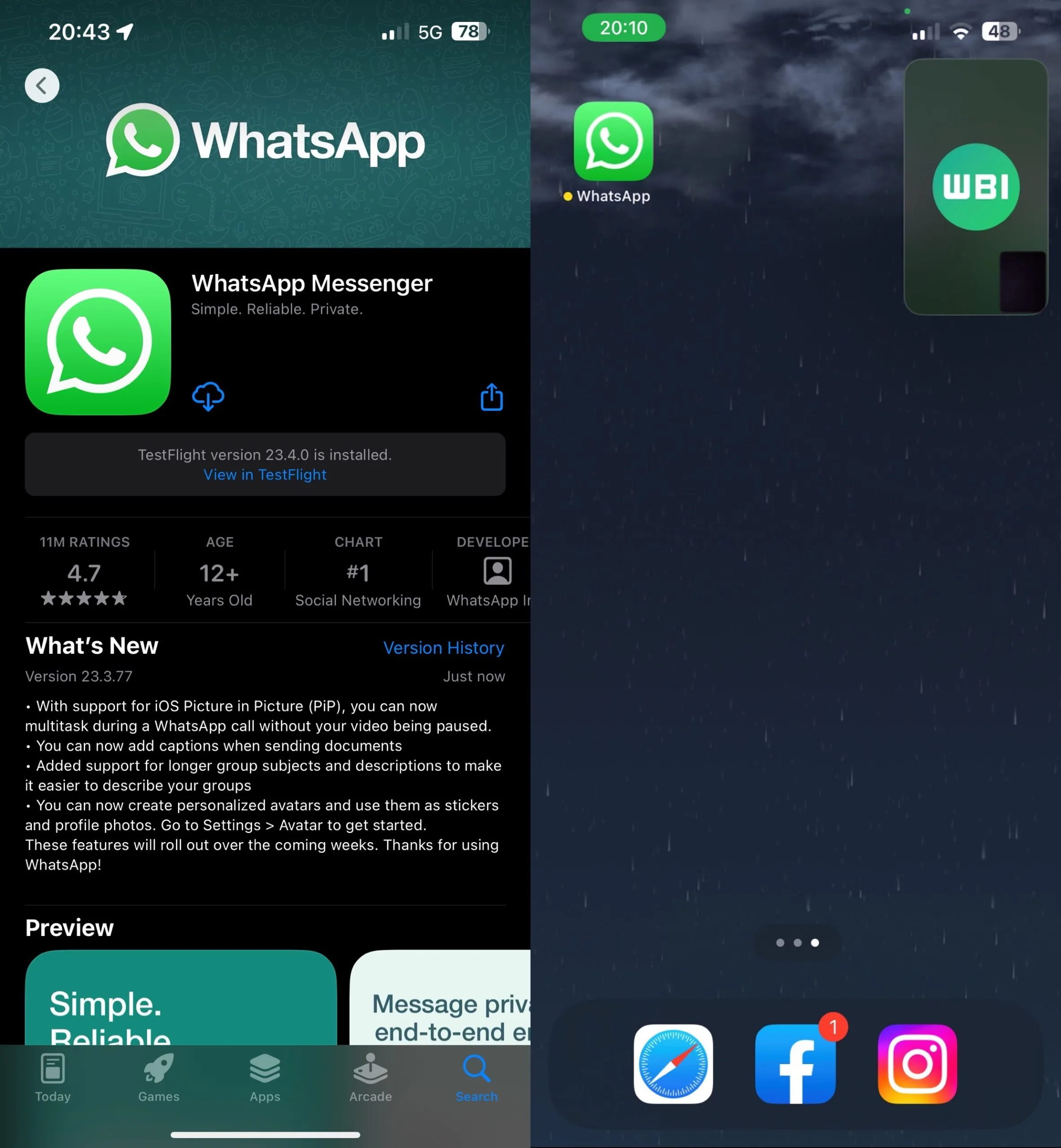 WhatsApp for iOS 23.3.77: What’s New?