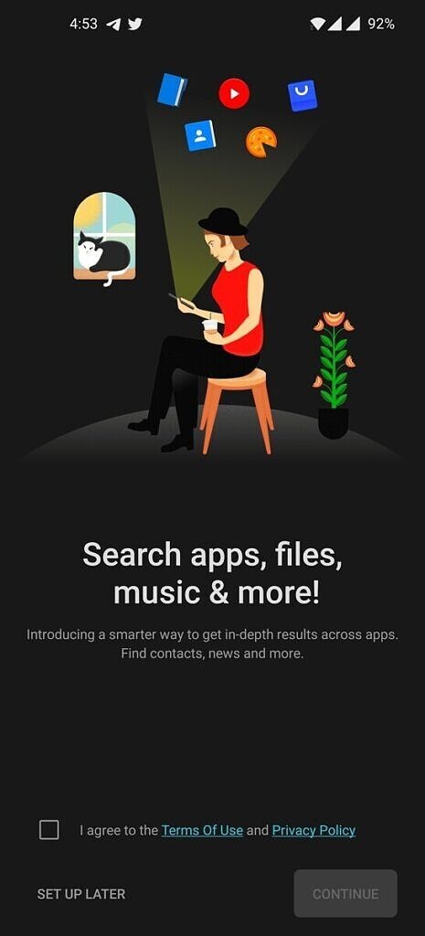 Stock feature in OnePlus launcher update