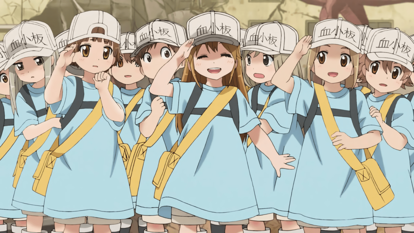 Cells at Work's adorable Platelets.