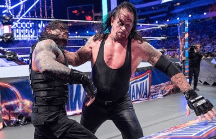 undertaker while wrestling