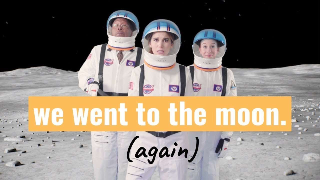 We went to moon