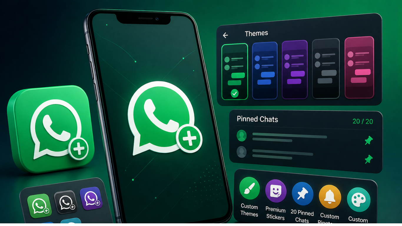 WhatsApp Plus premium themes by Meta