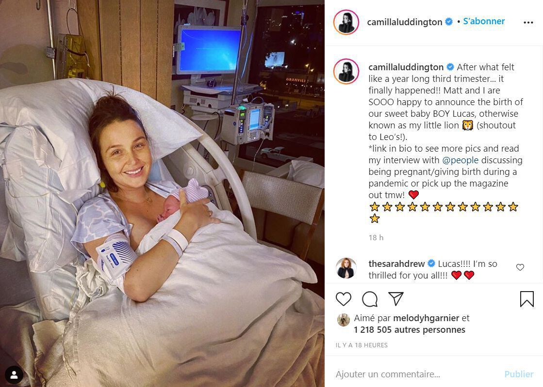 Camilla Luddington 'Grey's Anatomy' star delivered Baby Boy