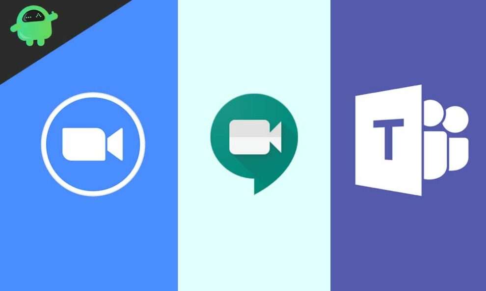 Comparison between Zoom vs Google Meet vs Microsoft Teams | Best among All